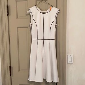 Calvin Klein White and Black dress